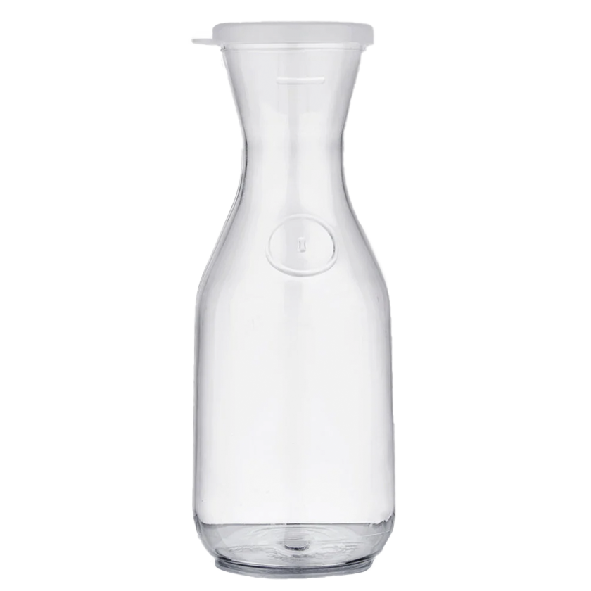Bouteille de boisson transparente de 1 litre