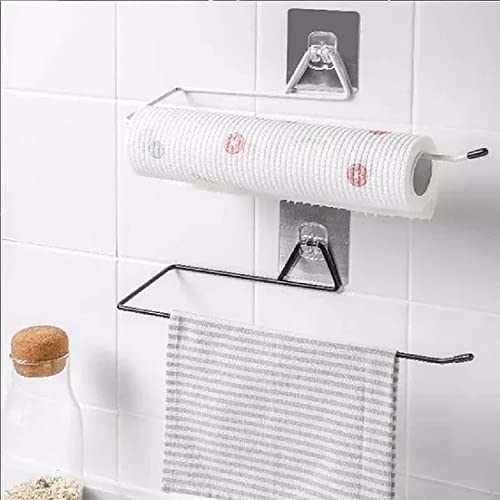 Porte-serviettes multifonctionnel pour cuisine, salle de bain et toilettes